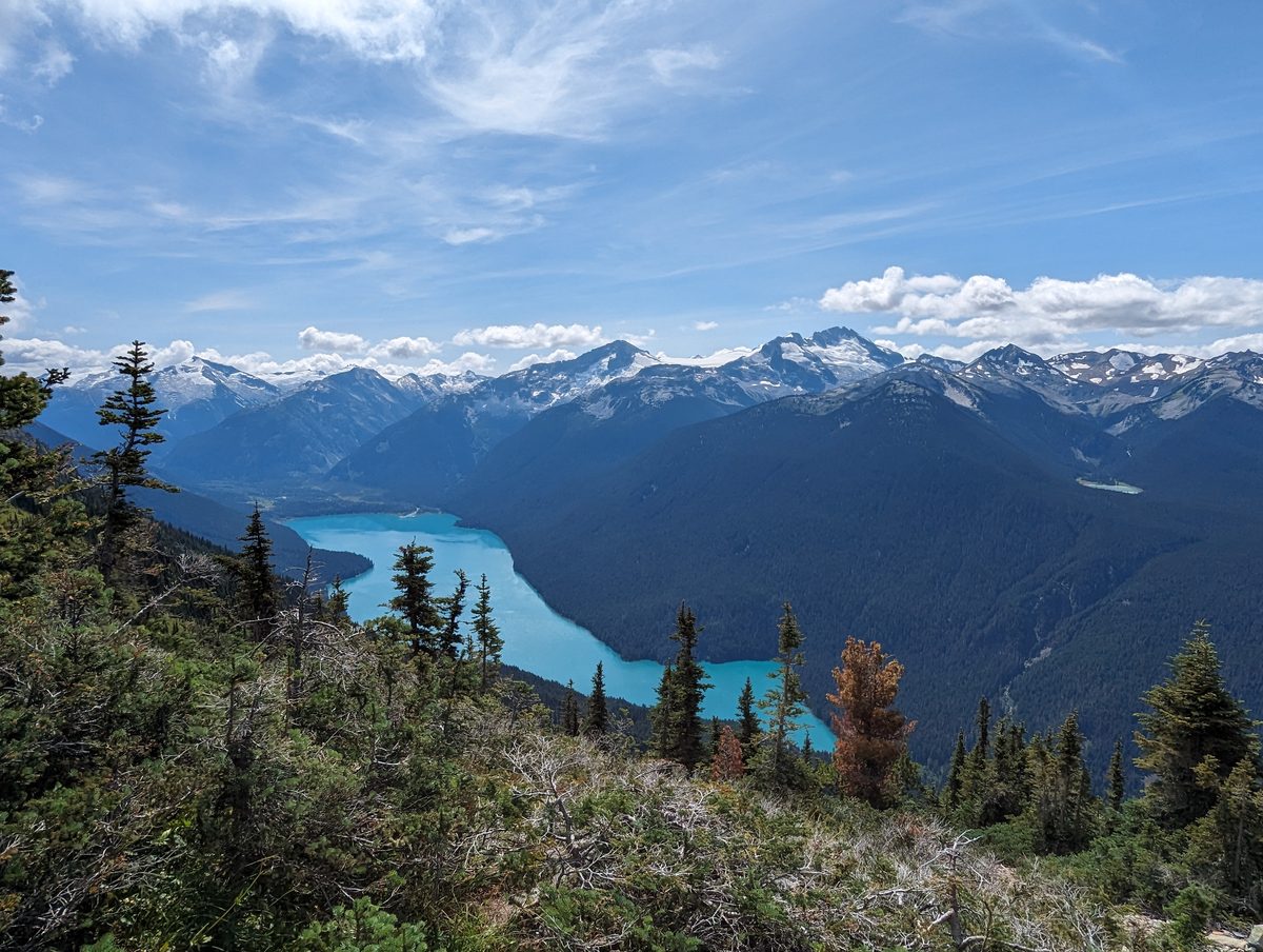 Alpine view from the Peak 2 Peak gondola